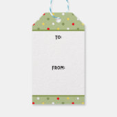 クリスマスホワイトゾウ ギフトタグ (裏面)