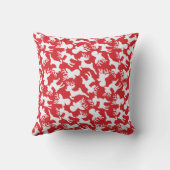 クリスマスホワイトトナディシルエット装飾用クッション クッション (裏面)