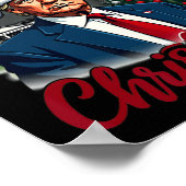 クリスマスホワイトハウストランプパパの家に帰る ポスター (角)