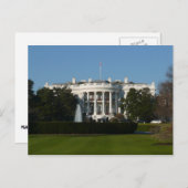 クリスマスホワイトハウスフォーホリデーズワシントンDC シーズンポストカード (正面/裏面)