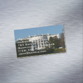 クリスマスホワイトハウスフォーホリデーズワシントンDC マグネット名刺 (インサイチュ)