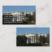 クリスマスホワイトハウスフォーホリデーズワシントンDC 名刺 (正面/裏面)