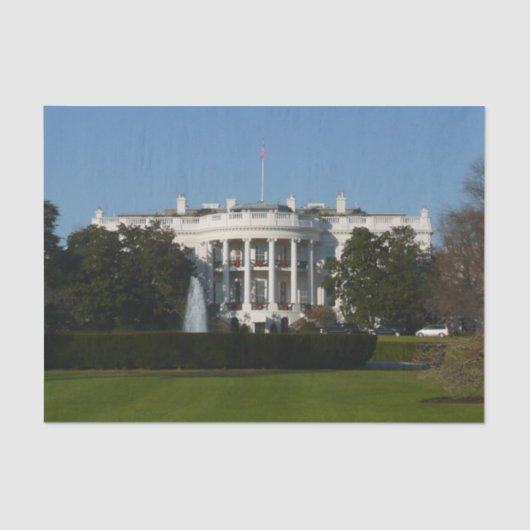 クリスマスホワイトハウスフォーホリデーズワシントンDC 薄葉紙 (正面)