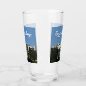 クリスマスホワイトハウス タンブラーグラス (左)