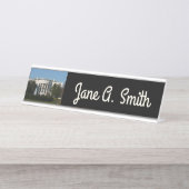 クリスマスホワイトハウス デスクネームプレート (正面)