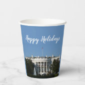 クリスマスホワイトハウス 紙コップ (裏面)