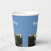 クリスマスホワイトハウス 紙コップ (左)
