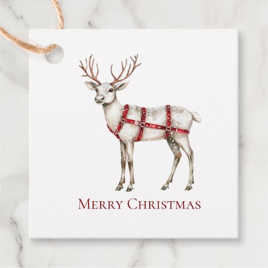 クリスマスホワイトペパーミントシカ フェイバータグ (正面)