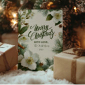 クリスマスホワイト冬の花 シーズンカード