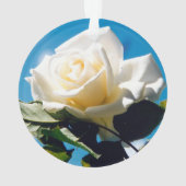クリスマスホワイト祝ローズ – 's Life オーナメント (裏面)