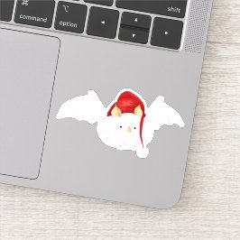 クリスマスホンジュラスホワイトこうもり シール