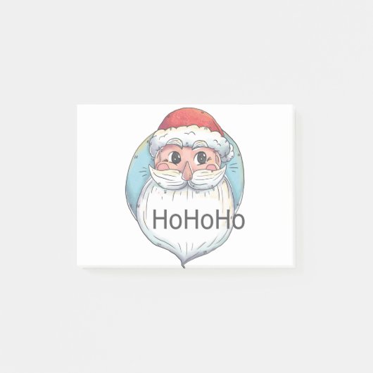クリスマスホーサンタクロース ポストイット (正面)
