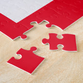 クリスマスホースとサンタクロース ジグソーパズル (側面)