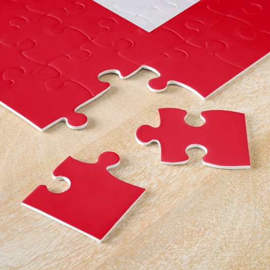 クリスマスホースとサンタクロース ジグソーパズル (側面)