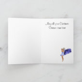 クリスマスホースと妖精の国カード シーズンカード (内部)