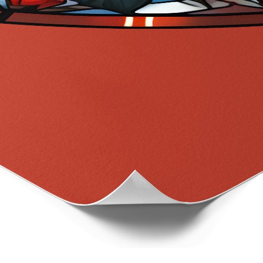 クリスマスホースのポスター ポスター (角)