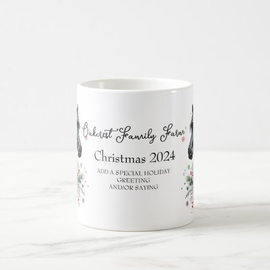 クリスマスホースウィンターエクエストイン コーヒーマグカップ (中央)