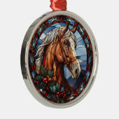 クリスマスホースオーナメント メタルオーナメント (右)