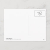 クリスマスホースポストカードホリディグリーティング シーズンポストカード (裏面)