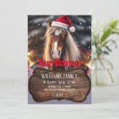 クリスマスホースランチ 招待状 (スタンド正面)