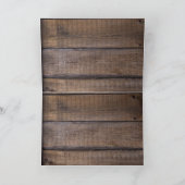 クリスマスホースワゴンホイールカウボーイブーツガーランド シーズンカード (内部)