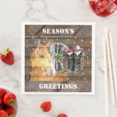 クリスマスホースワゴンホイールカウボーイブーツ馬蹄形 (インサイチュ)