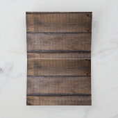 クリスマスホースワゴンホイールカウボーイブーツ馬蹄形 シーズンカード (内部)