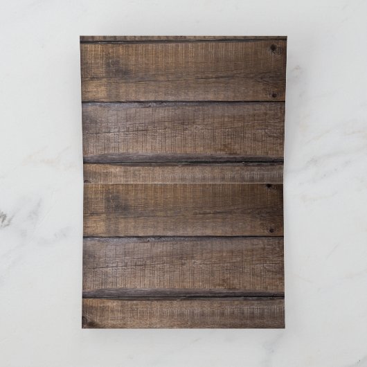 クリスマスホースワゴンホイールカウボーイブーツ馬蹄形 シーズンカード (内部)