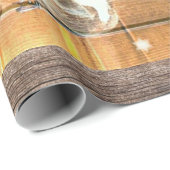 クリスマスホースワゴンホイールカウボーイブーツ馬蹄形 ラッピングペーパー (ロールコーナー)