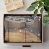 クリスマスホースワゴンホイールカウボーイブーツ馬蹄形 薄葉紙 (ギフト)