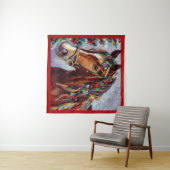 クリスマスホース2 タペストリー (インサイチュ(横))