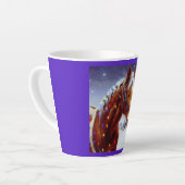 クリスマスホース3 カフェラテマグ (左アングル)