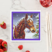 クリスマスホース3 スタンダードランチョンナプキン (インサイチュ)