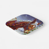 クリスマスホース3 ペーパープレート (傾斜あり)