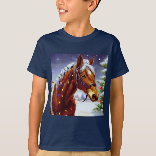 クリスマスホース3 Tシャツ (正面)