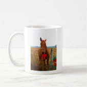 クリスマスホース コーヒーマグカップ (左)