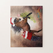 クリスマスホース ジグソーパズル (縦)