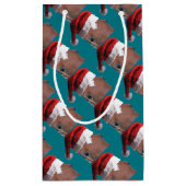 クリスマスホース スモールペーパーバッグ (裏面)