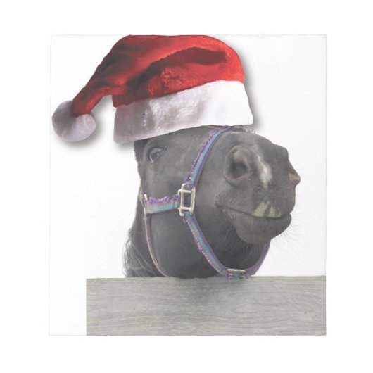 クリスマスホース ノートパッド (正面)