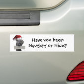 クリスマスホース バンパーステッカー (車上)