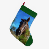 クリスマスホース ラージクリスマスストッキング (正面 (吊り時))