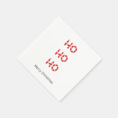 クリスマスホーホーホナプキンズ スタンダードカクテルナプキン (角)