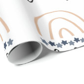 クリスマスホーホーホーホーボーホーレインボーギフト ラッピングペーパー (ロールコーナー)