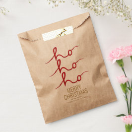 クリスマスホーホー紙バッグ フェイバーバッグ