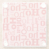 クリスマスホーホー ガラスコースター (裏面)