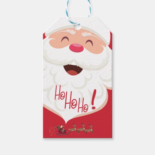 クリスマスホーホー ギフトタグ (正面)
