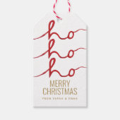 クリスマスホーホー ギフトタグ (正面)