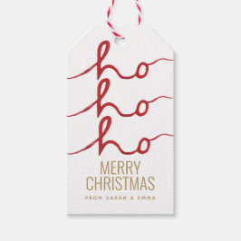 クリスマスホーホー ギフトタグ