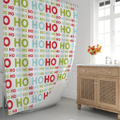 クリスマスホーホー シャワーカーテン