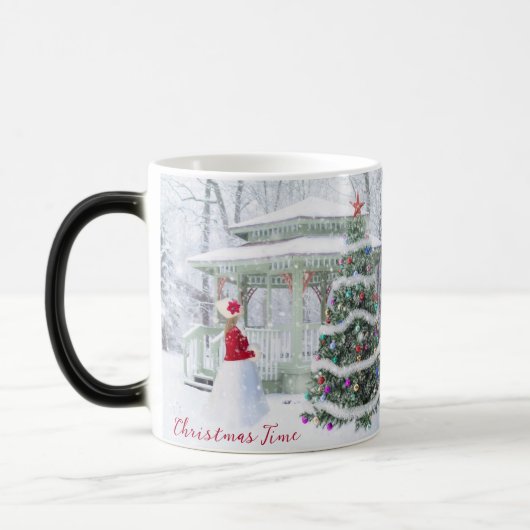 クリスマスホームコーヒーマグ モーフィングマグカップ (左)